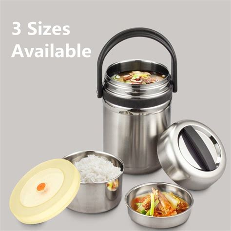 VACA VSS80SL Stainless Steel Vacuum Combo Set: Lunch Box 